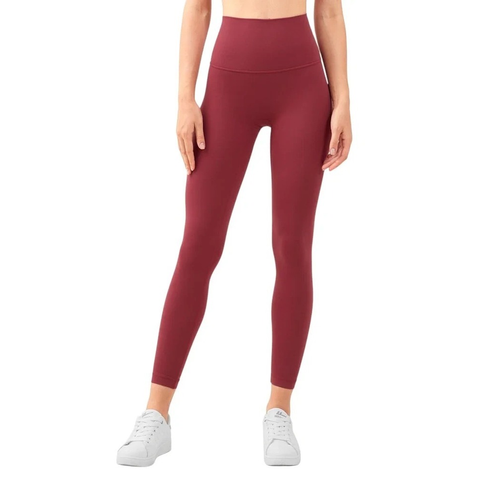 Alo Yoga Sports Leggings Women's Small S Guava Red Stretch High Waist Athleisure